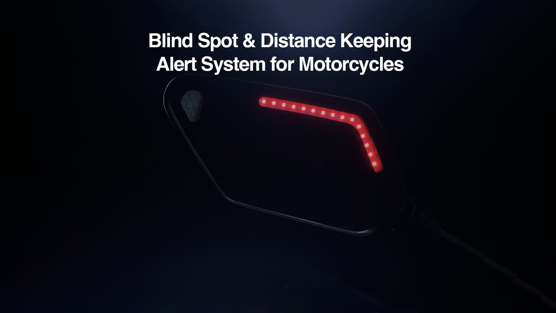 Blind Spot and Distance Keeping Alert System for Motorcycles